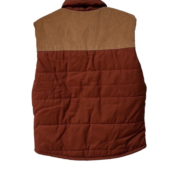 Vintage 70s Sears Outerwear Western Outdoor puffer
Vest USA sz. Large Tall - Picture 2 of 6